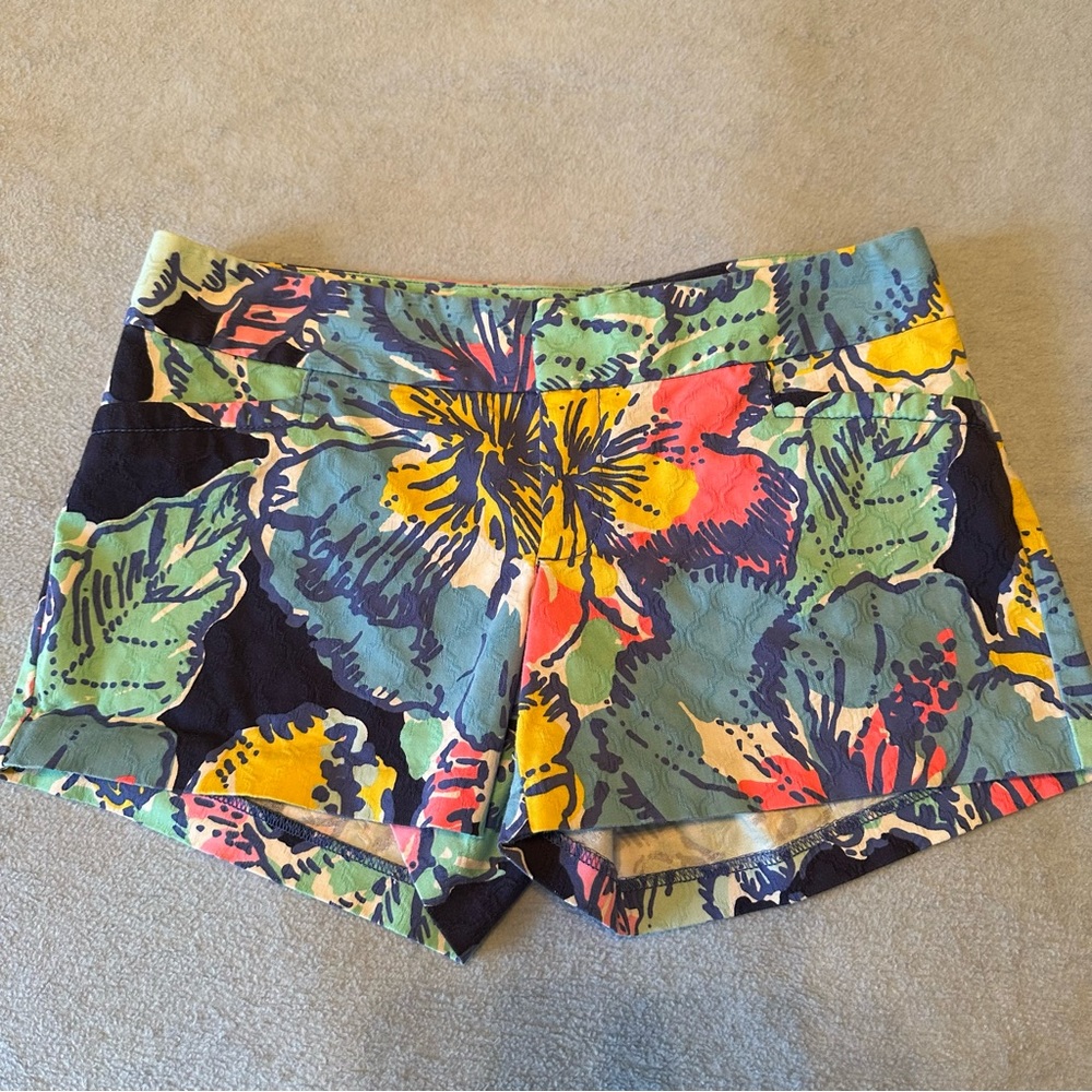 Lilly Pulitzer Ellie Short Navy Big Flirt Size 2
